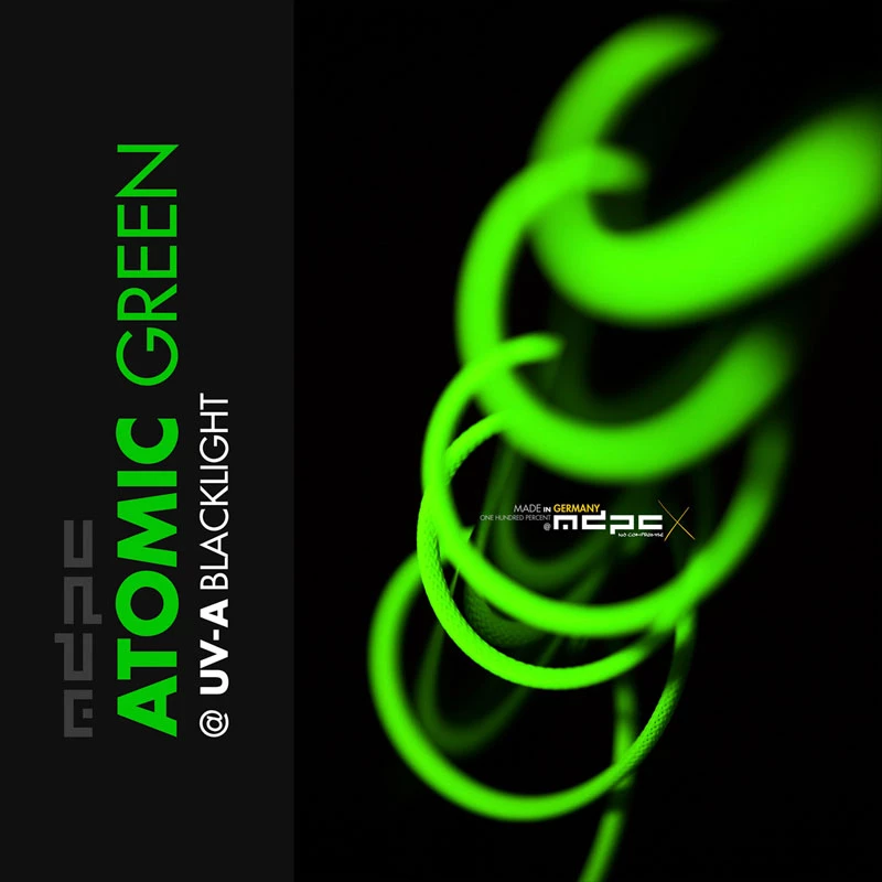 MDPC-X Sleeve Medium - Atomic-Green UV, 1 m