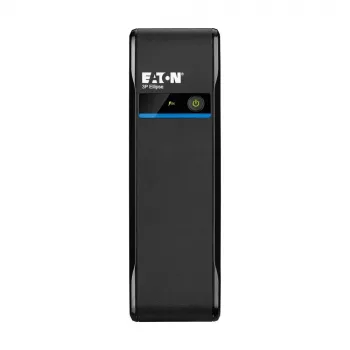 Keskeytymätön virransyöttö Eaton 3P Ellipse 0,7 kVA (420 W), valmiustila, 4 AC-lähtöä, 7 Ah akku, torni, musta