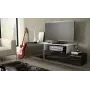 Cama TV-kaappi SIGMA 3 180 musta/musta kiiltävä + valkoinen