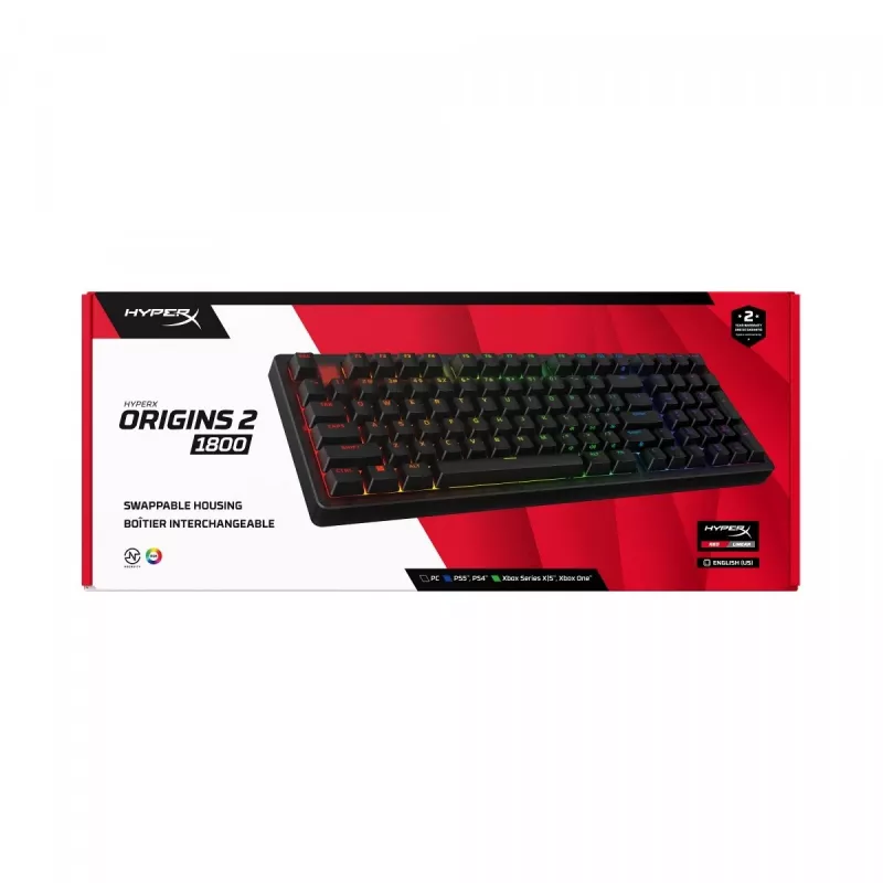 HyperX Origins 2 1800 näppäimistö musta