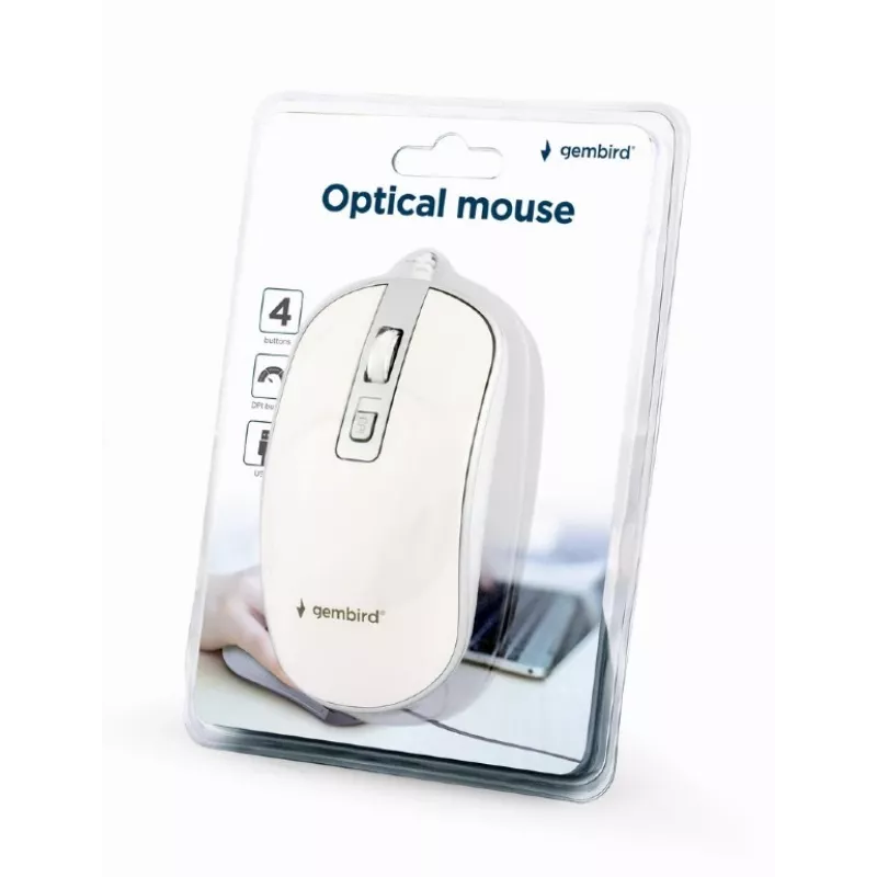 Gembird MUS-4B-06-WS hiiri USB Type-A