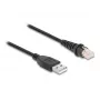 DeLOCK RJ50 / USB 2.0 Type-A -viivakoodilukijakaapeli 2 m