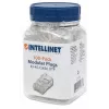 Intellinet 502375 johdinliitin RJ-45 läpinäkyvä