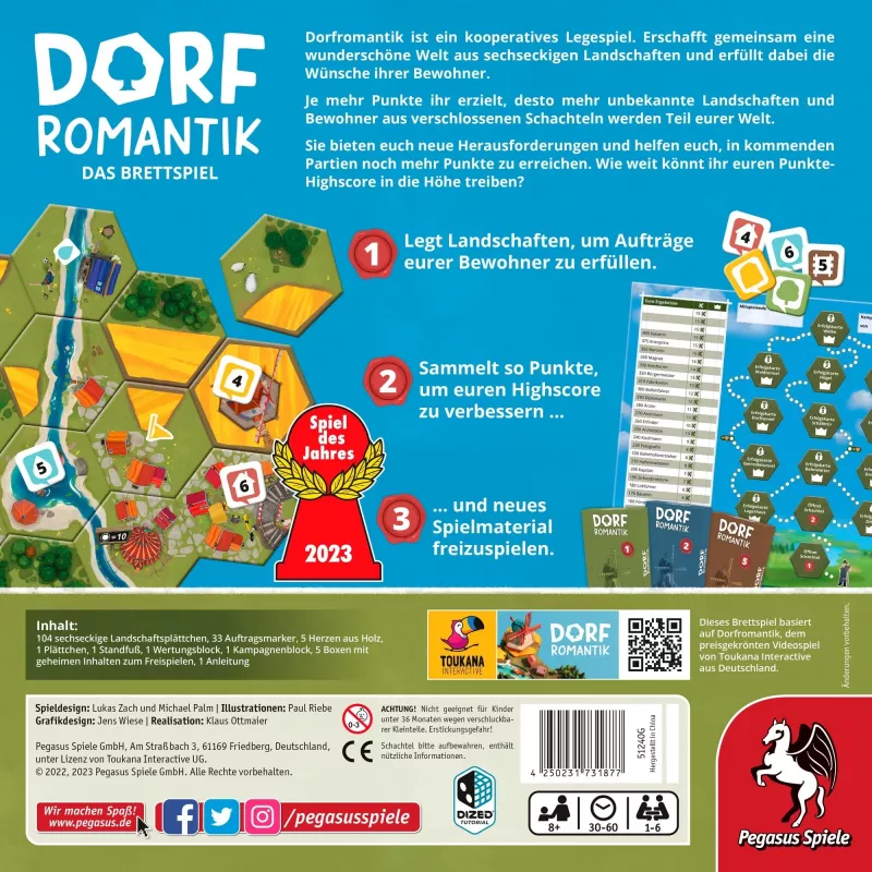 Dorfromantik - lautapeli (vuoden 2023 peli)