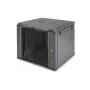 Seinäasennusteline Digitus DN-19 09-U-EC-SW