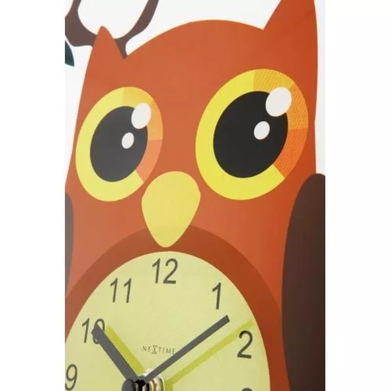 NeXtime kello 8169 Oohoo, Ø43 cm, seinäkello, monivärinen