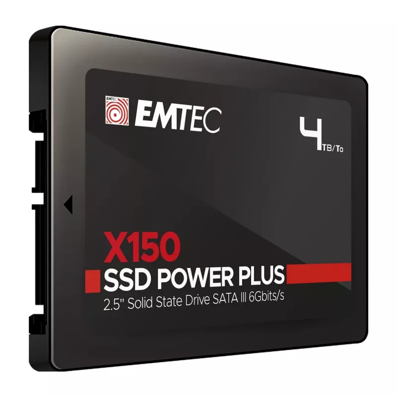 SSD-kiintolevy Emtec X150 4 TB 2,5 inch SATA III 3D NAND malli ECSSD4TX150