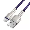 USB-A–Lightning-kaapeli Baseus 1 m — USB-datakaapeli, violetti