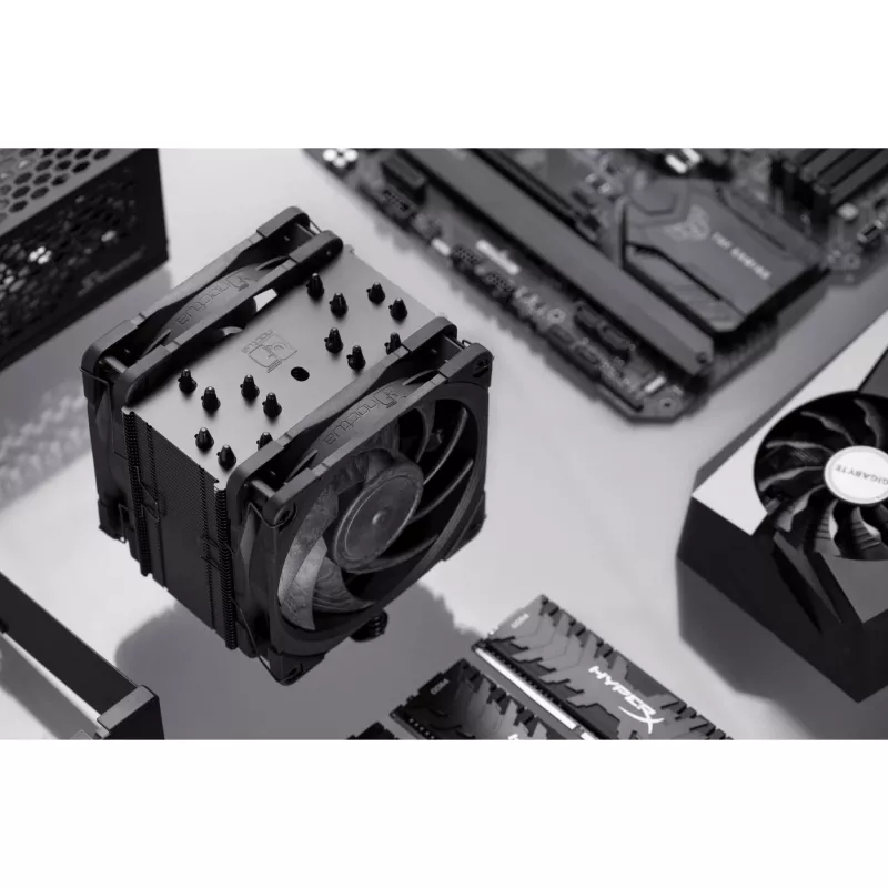 Noctua NH-U12A CHROMAX.Musta CPU-jäähdytin