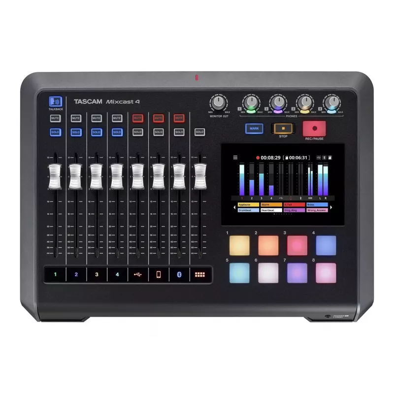 Tascam Mixcast 4 – mikseri podcast-tallennuksiin