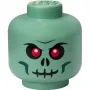 LEGO Storage Head Skeleton, säilytyslaatikko musta/punainen, suuri