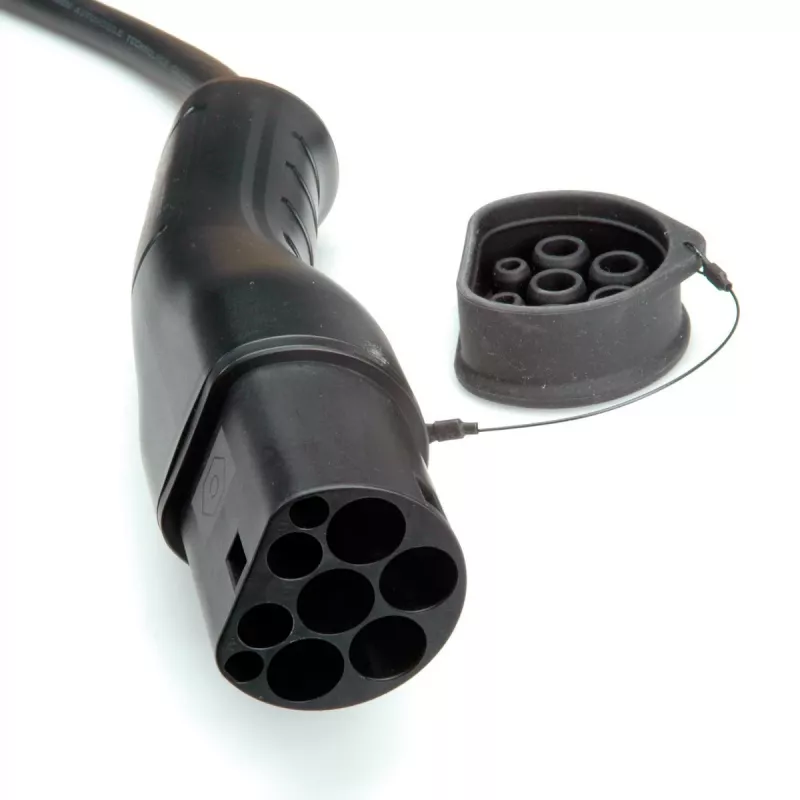ROLINE latauskaapeli sähköautoille musta Type 2 3m 7,4kW 32A