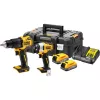 Työkaluyhdistelmäpaketti DeWALT DCK2062E2T-QW, 1/4 tuuman istukka, 200 N⋅m vääntömomentti
