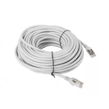 LANBERG verkkokaapeli Cat5e U/UTP RJ-45 - RJ-45 20 m harmaa, 26 AWG, CCA-johdin