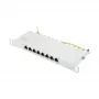 Good Connections Patchpanel 10Cat. 6 8-P. 0,5 HE vaaleanharmaa