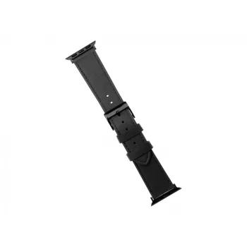 Nahkaranneke Apple Watch FIXED FIXLST-434-BK -kelloon — musta, vararanneke