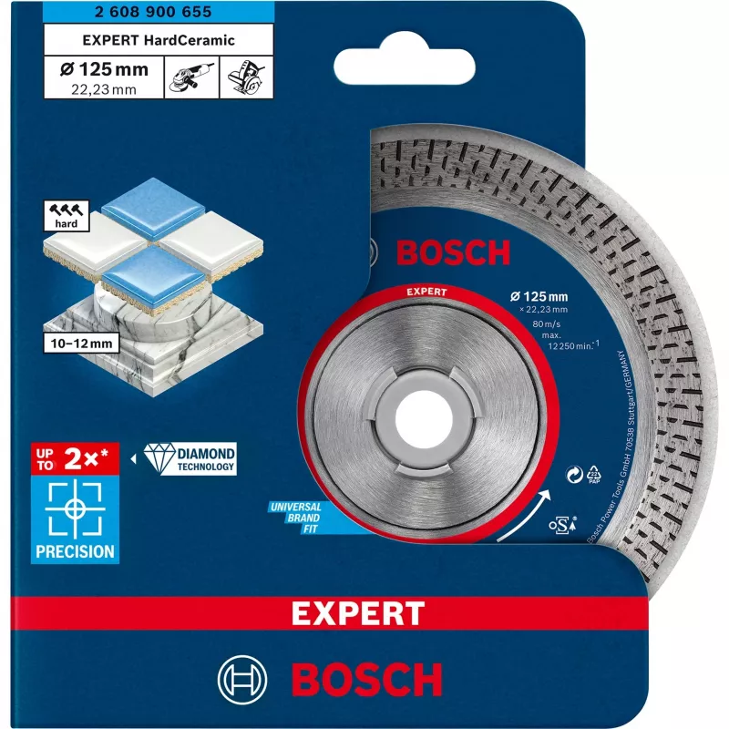 Bosch EXPERT HardCeramic 2608900655 timanttikatkaisulaikka, 125 x 22,23 x 1,4 mm