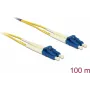 Delock kuitu-kaapeli LC Duplex - LC Duplex Singlemode OS2 100 m (80161)