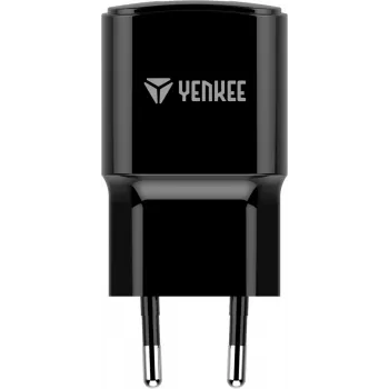 Verkko-USB-A-laturi YENKEE YAC 2013BK — 12 W, 2,4 A lähtö