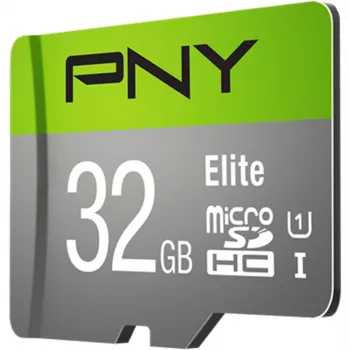 MicroSDHC-kortti PNY Elite 32 GB Class 10 UHS-I P-SDU32GU185GW-GE