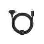 Lataus- ja datakaapeli native union Belt Cable Duo Pro, USB-C–USB-C ja Lightning, musta