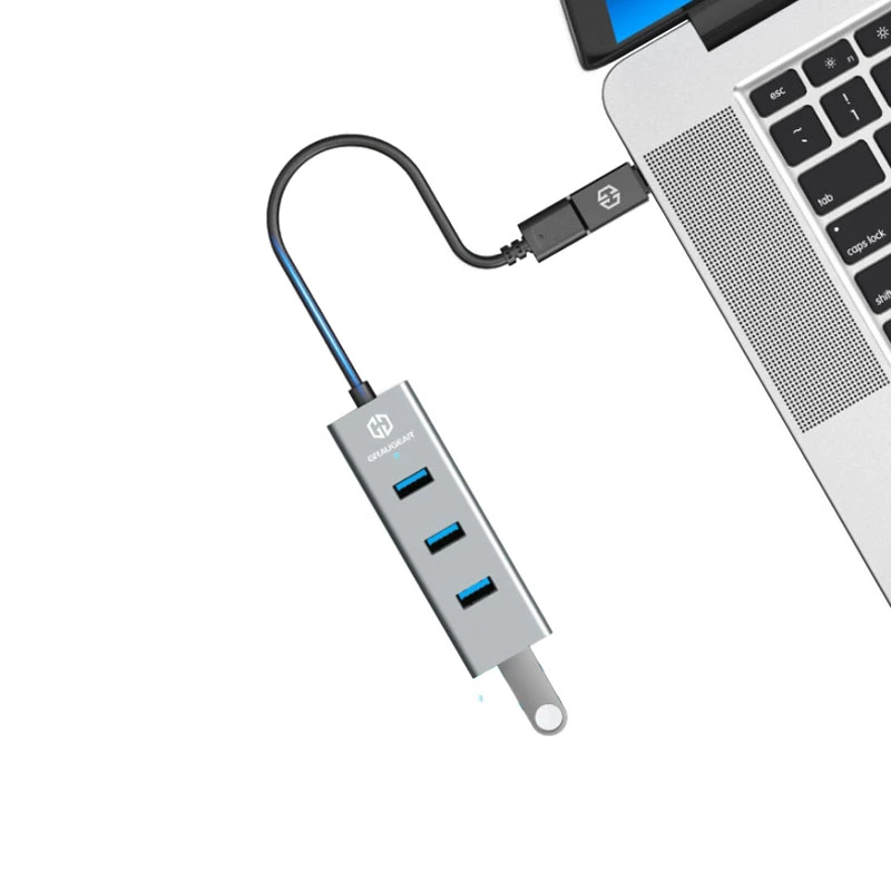 USB-keskitin GRAUGEAR G-HUB4-AC