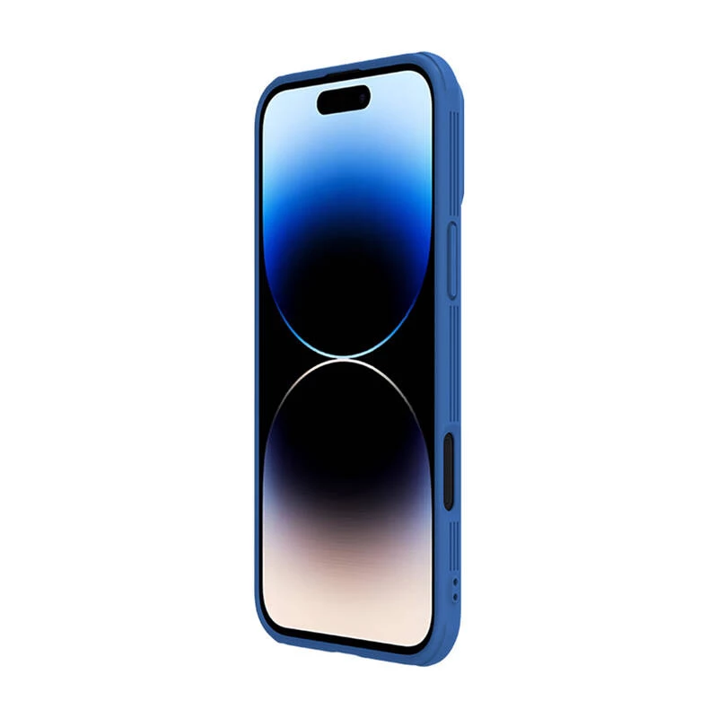 Suojakotelo Nillkin CamShield Pro iPhone 16 Pro Max -puhelimeen, sininen, liukuva kameransuojus