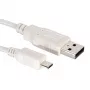 Value USB-kaapeli USB 2.0 USB-A-uros, USB Micro-B-uros 3,00 m valkoinen suojattu 11.99.8755