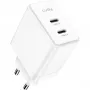 USB-C-laturi Cudy CH40_EU 40W 2-porttinen USB-C/USB-A pikalataus