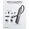 Goobay Slim 4-porttinen USB-keskitin, USB-C™–USB-C™/USB-A, USB 3.2 (74459)