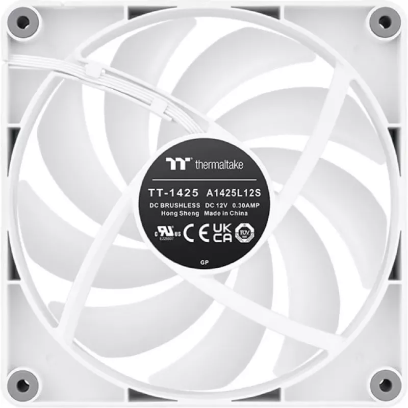 Thermaltake CT140 Reverse ARGB 140 mm valkoinen 2 kpl:n pakkaus