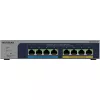 NETGEAR MS108TUP hallitsematon L2 2.5G Ethernet (100/1000/2500) Power over Ethernet (PoE) harmaa