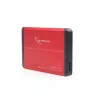Gembird EE2-U3S-2-R - kiintolevy - SATA - 6,35 cm (2.5) - 3.0 - punainen - alumiini (EE2-U3S-2-R)
