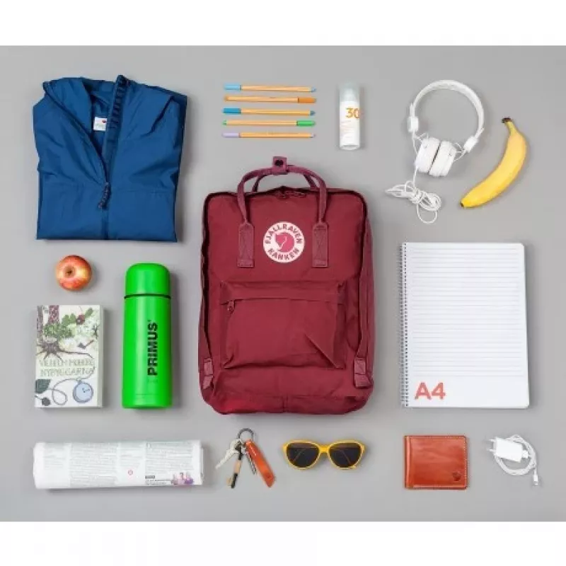 Fjällräven Kånken reppu grafiitti vinylon vetoketju