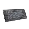 Logitech MX Mechanical Mini for Mac langaton näppäimistö, Bluetooth, avaruudenharmaa (920-010837)
