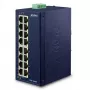 PLANET ISW-1600T verkkokytkin Unmanaged Fast Ethernet (10/100) sininen