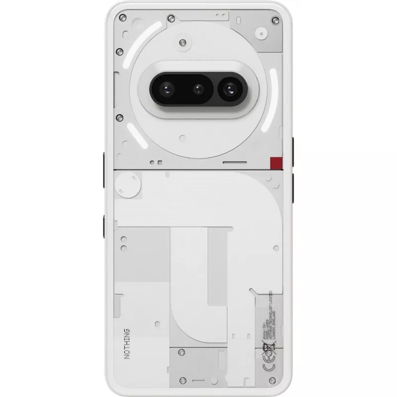 Nothing Phone (3a) 17,2 cm (6,77 inch) Dual SIM Android 15 5G USB Type-C 12 GB 256 GB 5000 mAh valkoinen