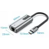 Vention USB-C Gigabit Ethernet -adapteri