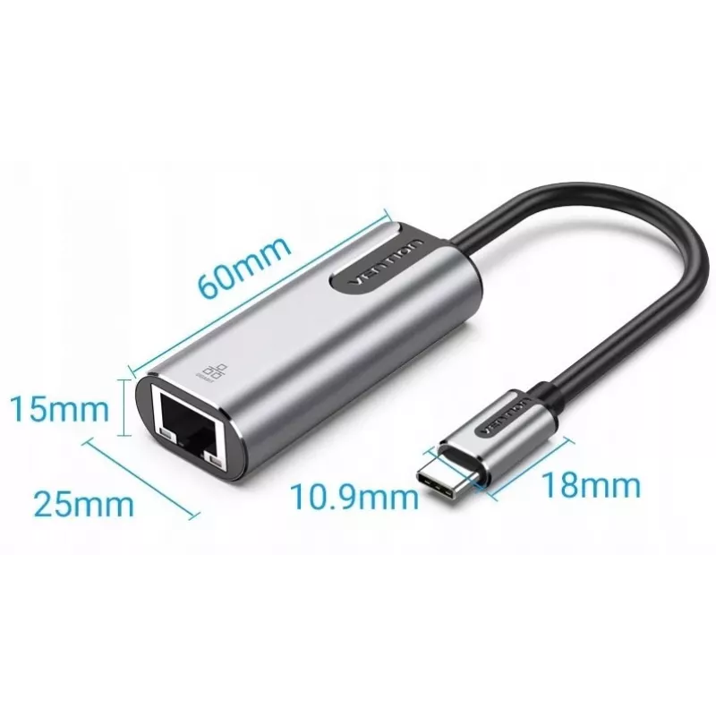 Vention USB-C Gigabit Ethernet -adapteri