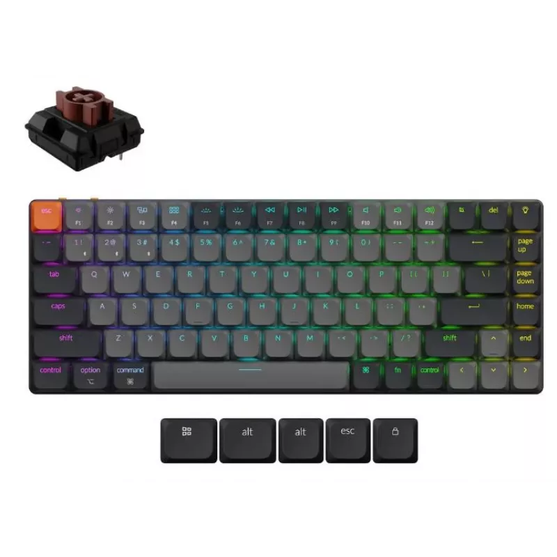 Näppäimistö langaton K3 RGB/musta K3X-B3 Keychron