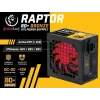 Virtalähde RAPTOR 600W BRONZE 80+, Single Rail, DC-DC