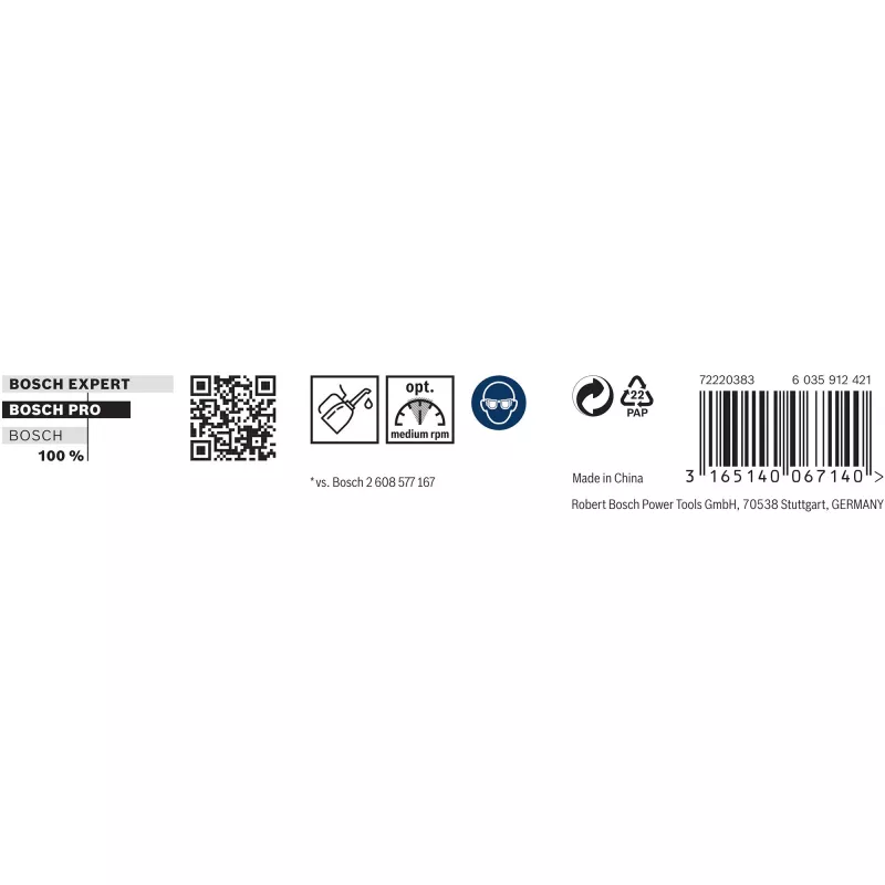 Bosch 2608596824 pora