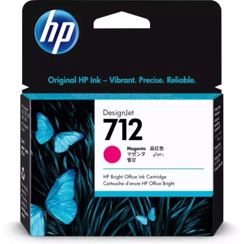 HP 712 (3ED68A) mustekasetti, magenta (SPEC)