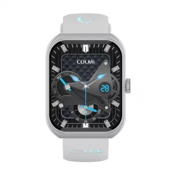 Älykello Colmi P86 Silver Bluetooth-sykemittari, hopeinen kotelo