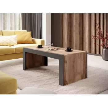 Cama MILA penkki/pöytä 120x60x50 tammi wotan + antrasiitti