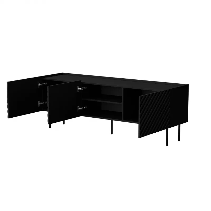 Cama LUCCA 3D TV-taso 165x40x59 musta