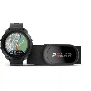 Polar Grit X2 Pro 3,53 cm (1.39) AMOLED digitaalinen 454 x 454 pikseliä kosketusnäyttö musta GPS (900110286)