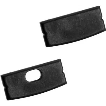 Päätykappaleet U-profiilille 20 mm EUROLITE 51210971 musta