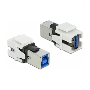 Keystone-moduuli DeLOCK 86394 litteä valkoinen USB A