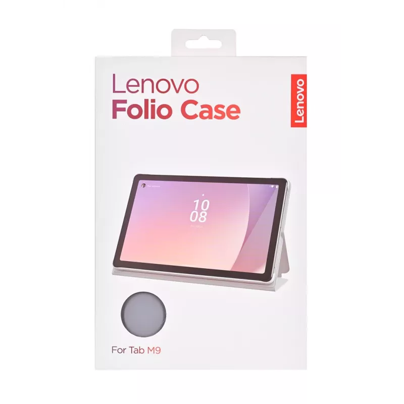 Lenovo ZG38C04869 Folio-kotelo Tab M9 -tabletille, 22,9 cm (9 tuumaa), polyuretaani/polykarbonaatti, harmaa